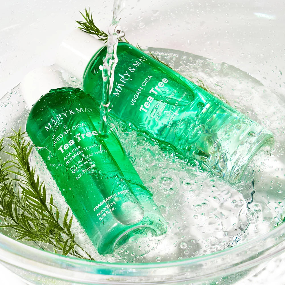 Mary&May Vegan CICA Tea Tree AHA PHA Toner (200ml)