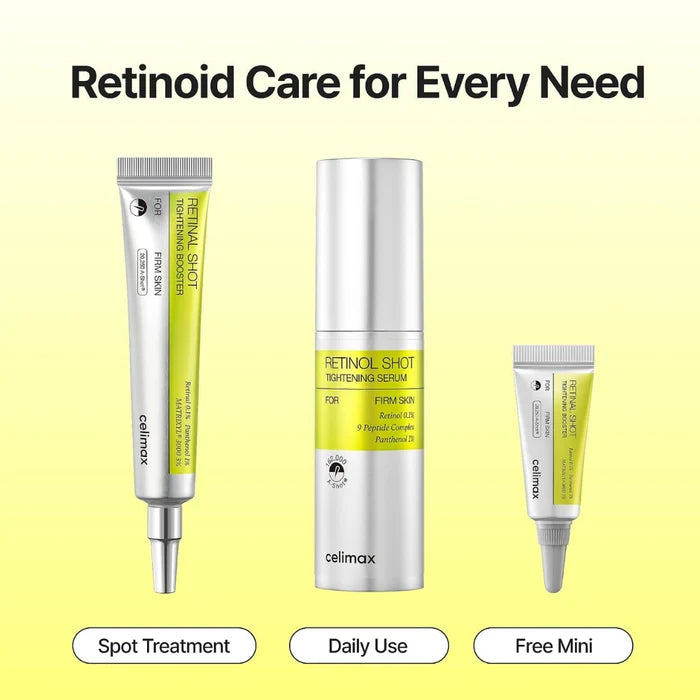 Celimax The Vita-A Retinol + Retinal Tightening Booster Set (30ml+15ml+3ml)