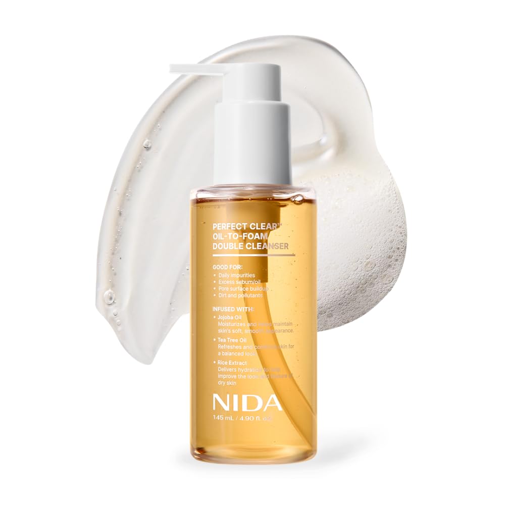 NIDA Perfect Clear Oil-to-Foam Double Cleanser (145ml)