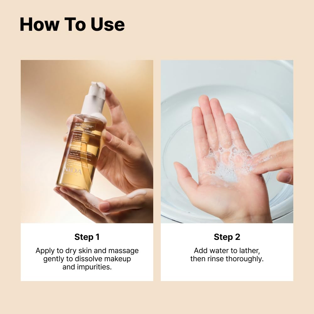 NIDA Perfect Clear Oil-to-Foam Double Cleanser (145ml)