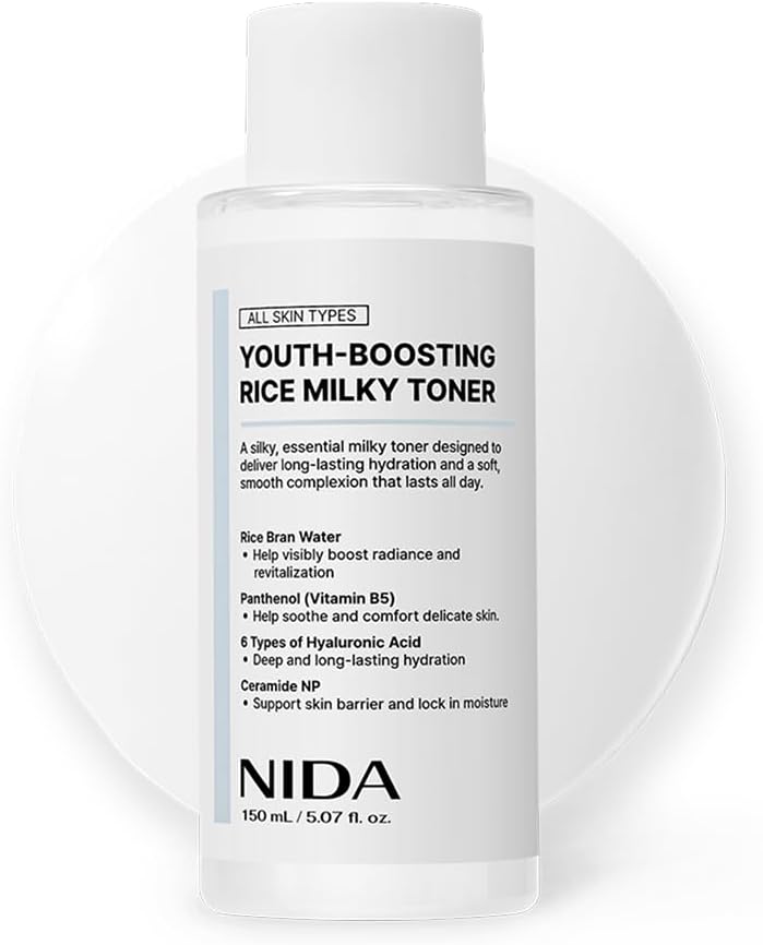 NIDA Youth-Boosting Rice Milky Toner (150ml)
