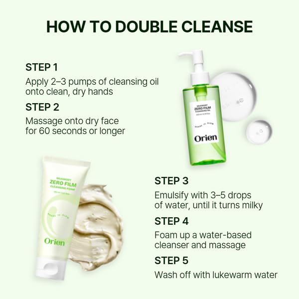 Orien Mugwort Zero Film Cleansing Oil (200ml)