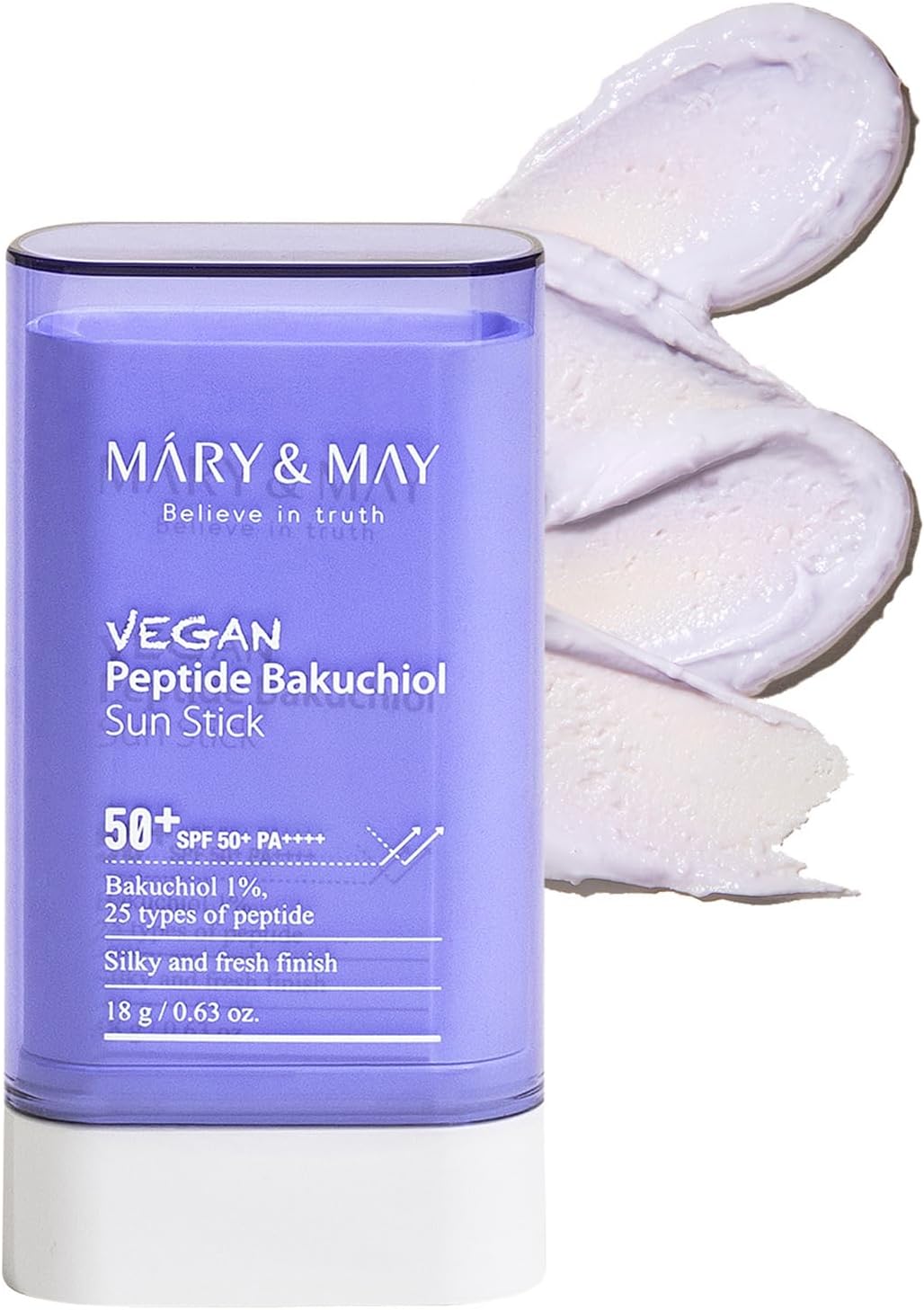 Mary&May Vegan Peptide Bakuchiol Sun Stick SPF50+ PA++++ (18g)