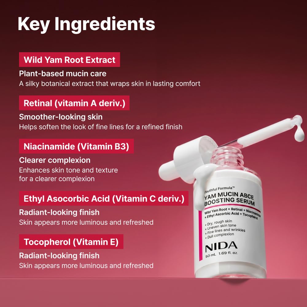 NIDA Youthful Formula Yam Mucin ABCE Boosting Serum (50ml)