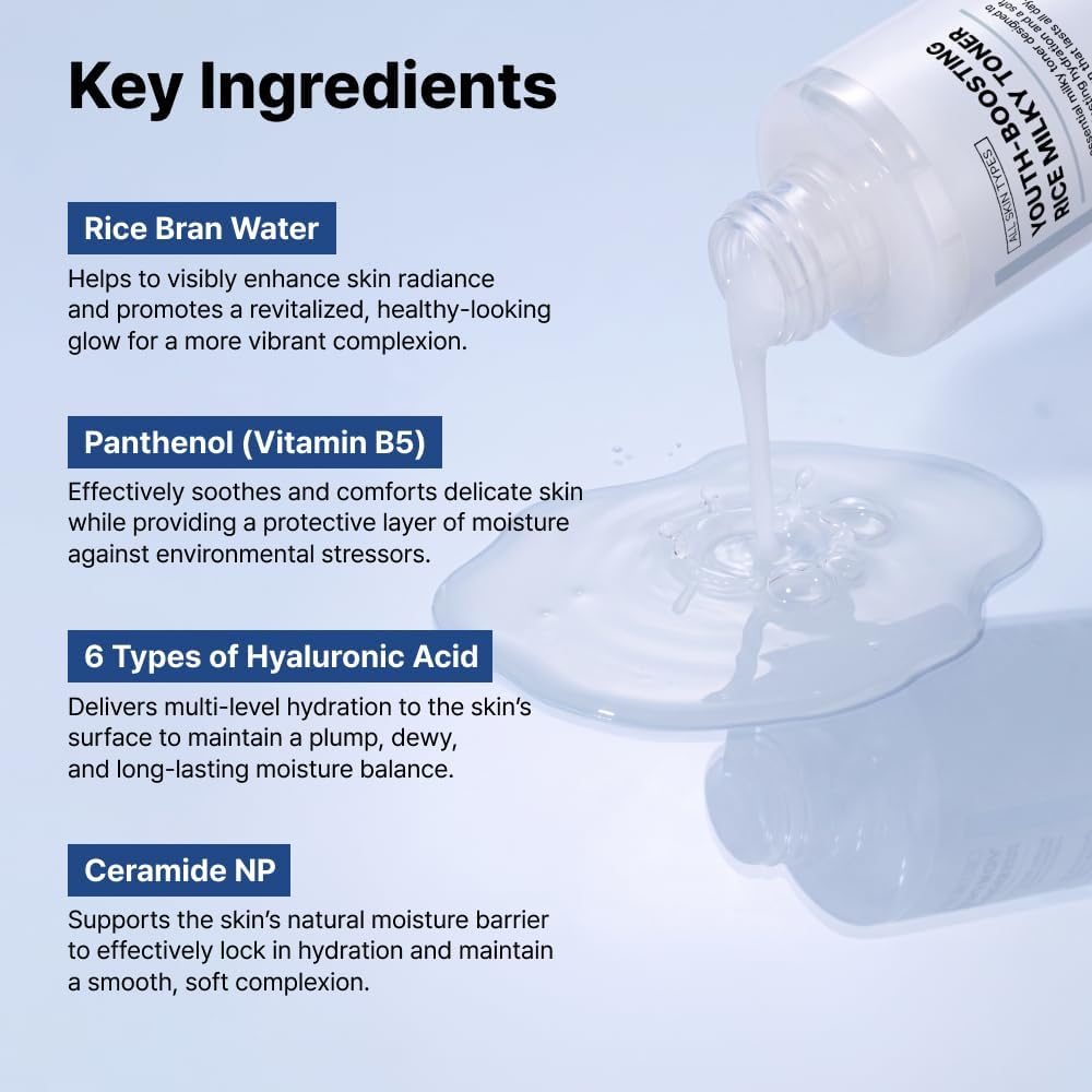NIDA Youth-Boosting Rice Milky Toner (150ml)