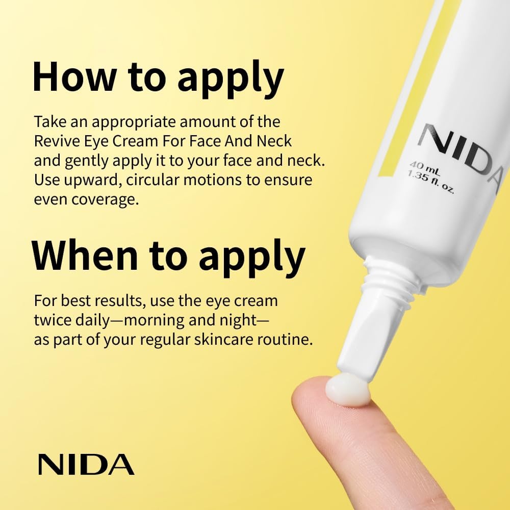 NIDA Revive Eye Cream For Face And Neck (40ml)
