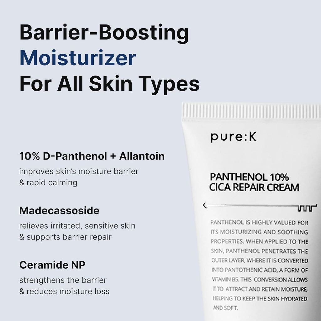 Pure:K Panthenol 10% Cica Repair Cream (80ml)