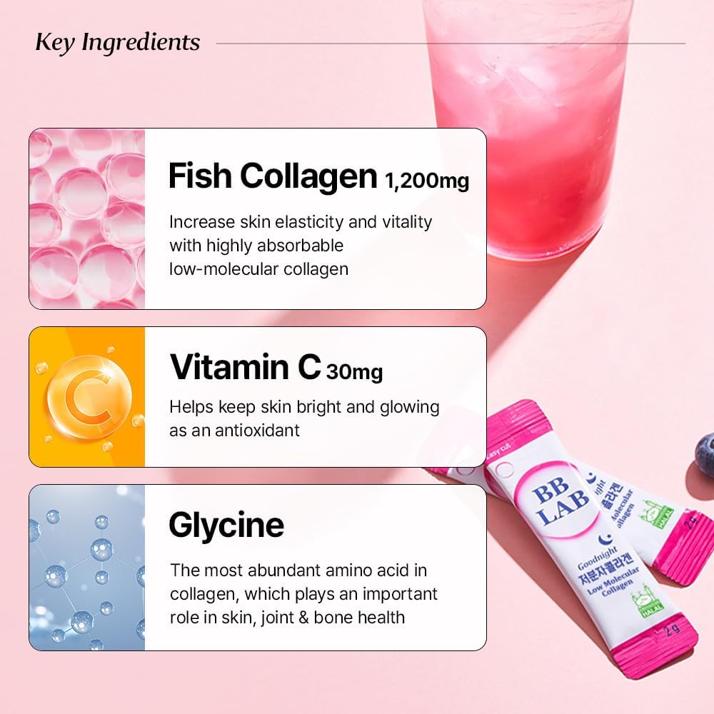 BB LAB Good Night Collagen Low-Molecular Weight Collagen (30 sticks)