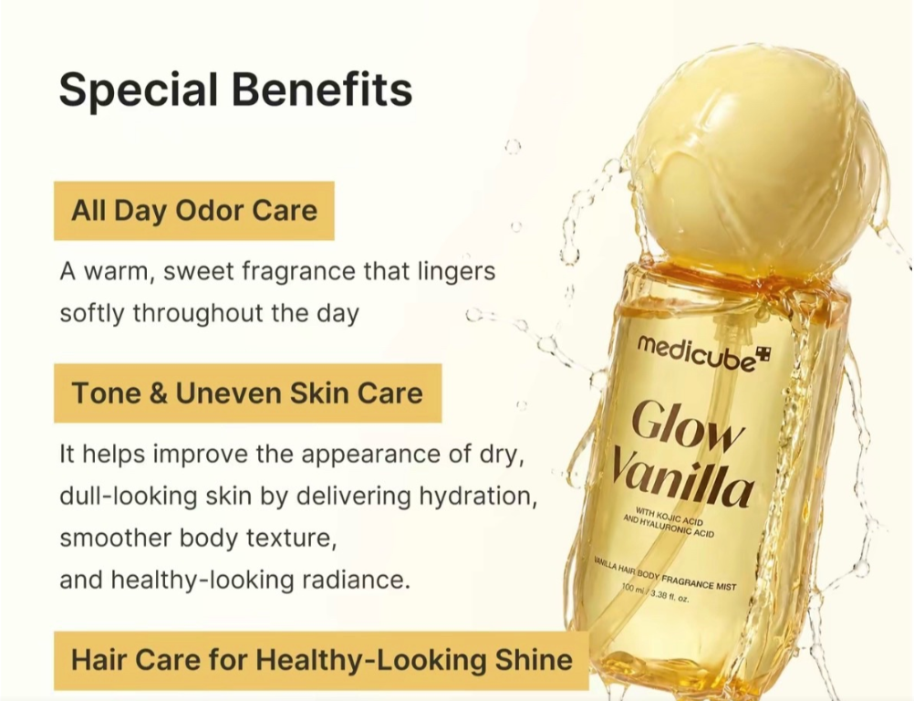 Medicube vanilla hair body fragrance mist (250ml)