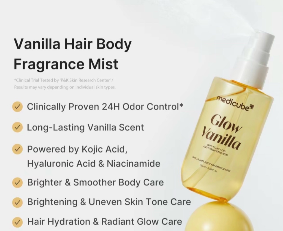 Medicube vanilla hair body fragrance mist (250ml)