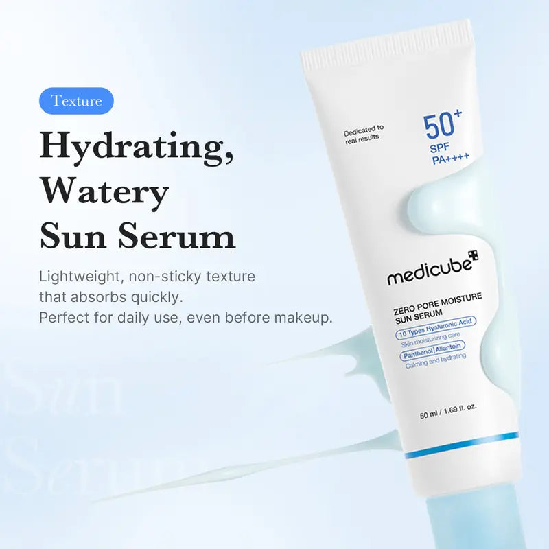 Medicube zero pore moisture sun serum (50ml)