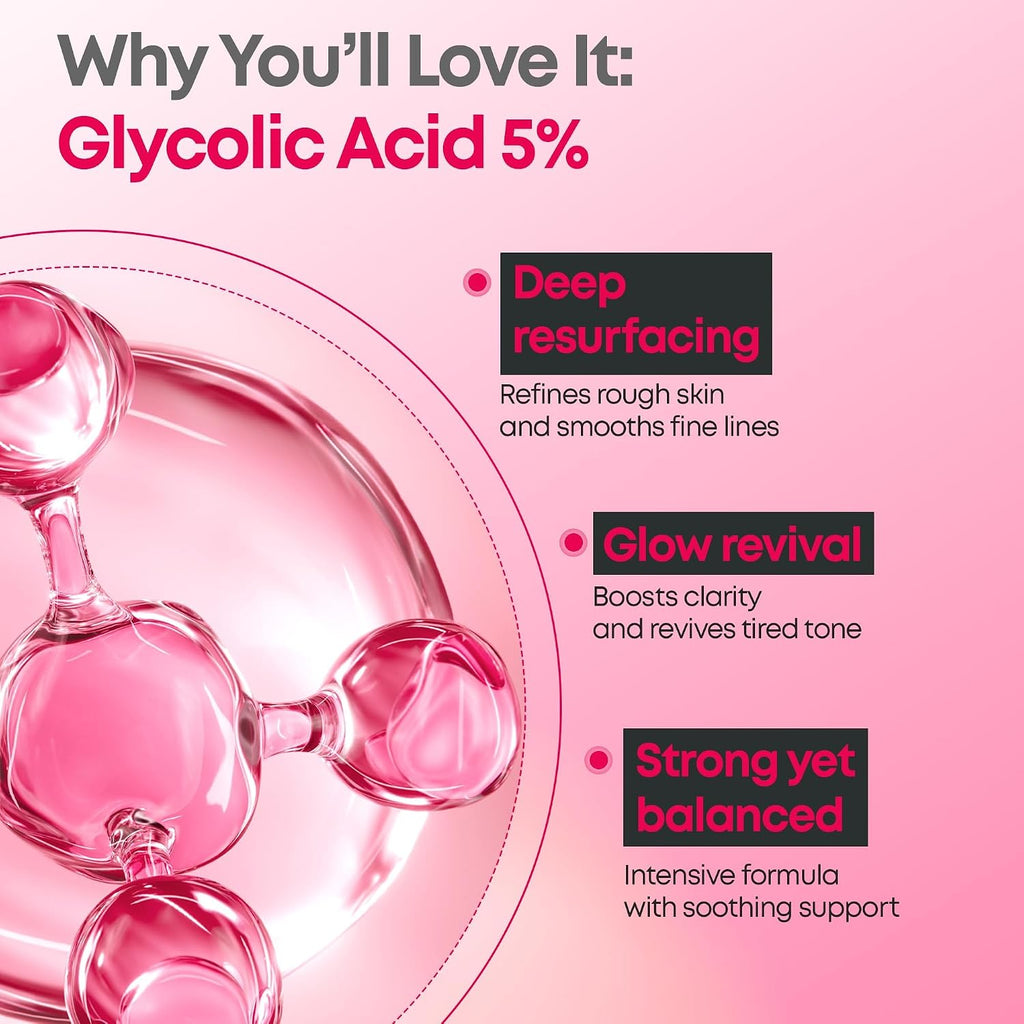 NINELESS Molecule-Clear 5% Glycolic Acid Serum (30ml)
