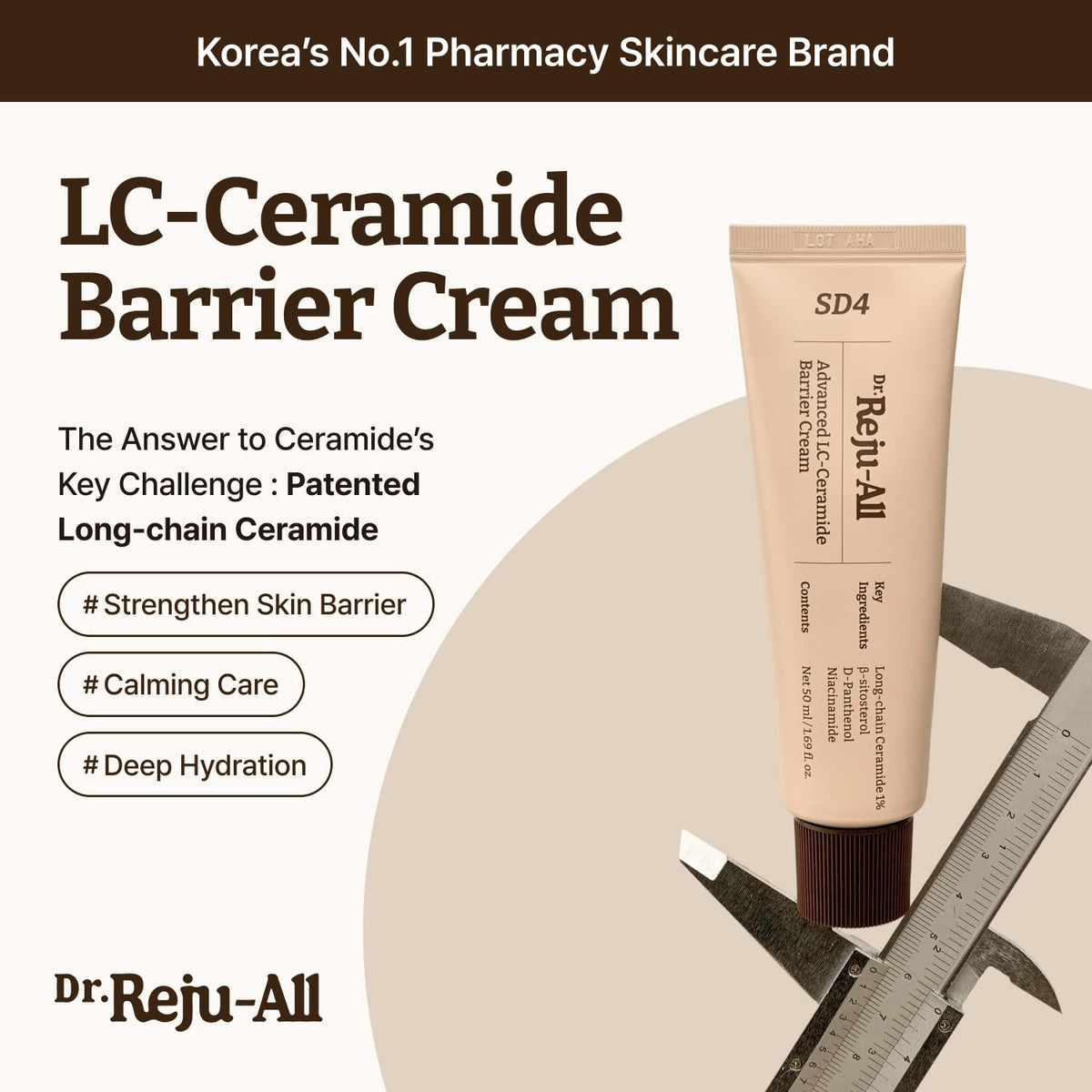Dr. Reju-All Advanced LC-Ceramide Barrier Cream (50ml)