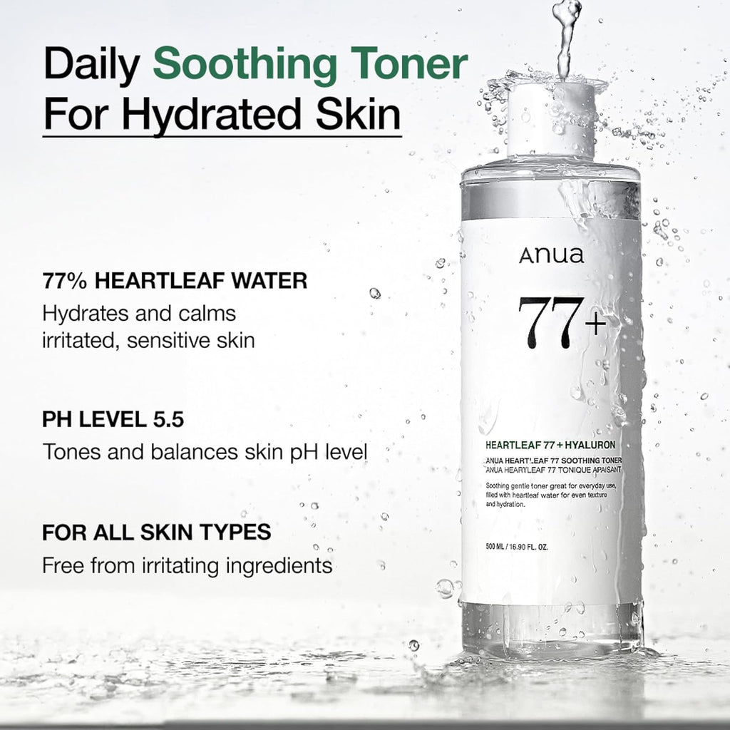 Anua heartleaf 77 soothing toner mini (40ml)