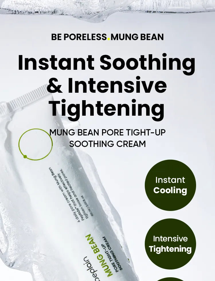 BEPLAIN Mung Bean Pore Tight-Up Soothing Cream (60ml)