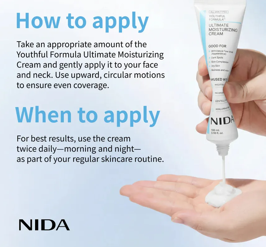 NIDA Youthful Formula Ultimate Moisturizing Cream (100ml)