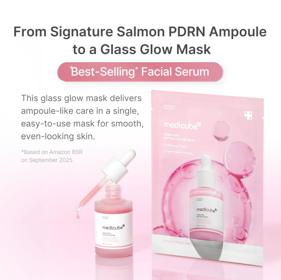 Pink peptide serum mask (single)