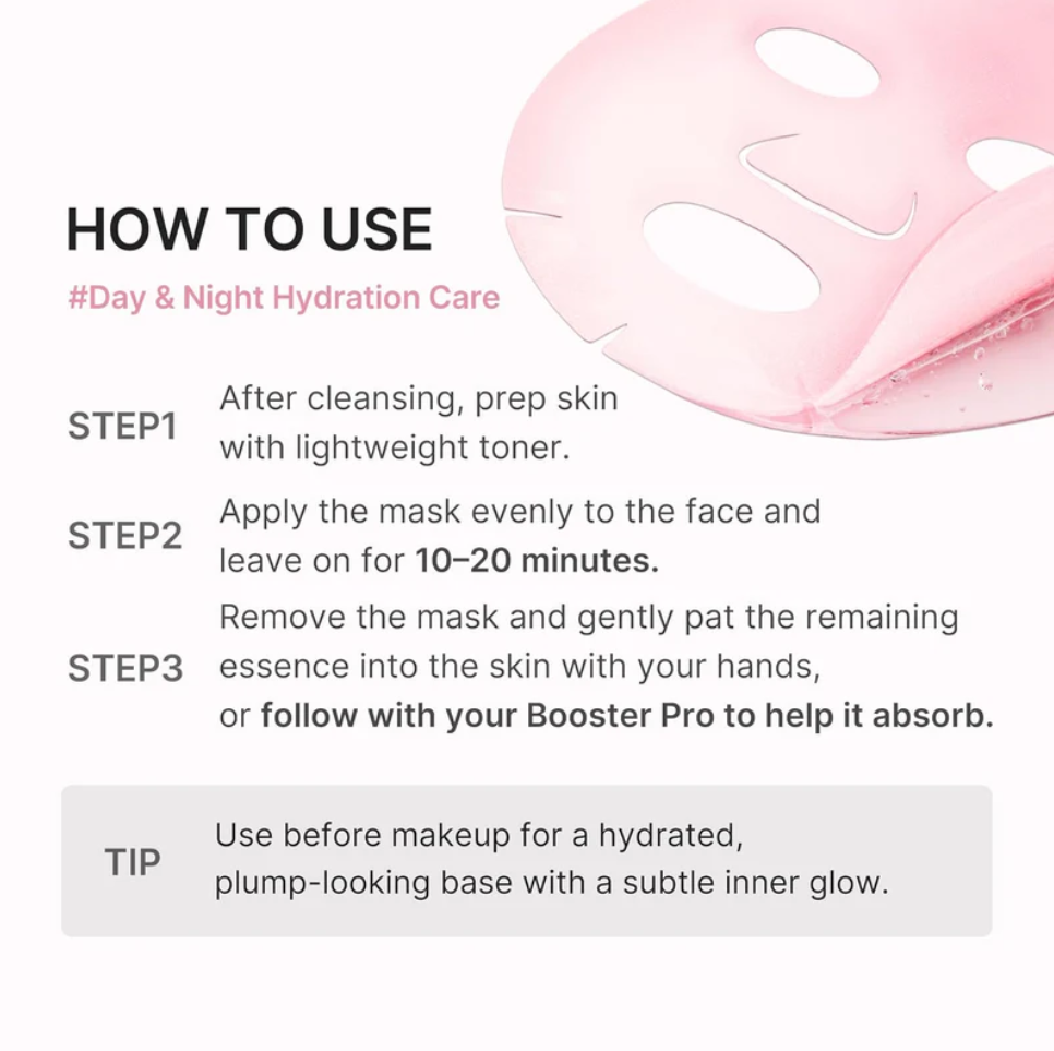 Pink peptide serum mask (single)