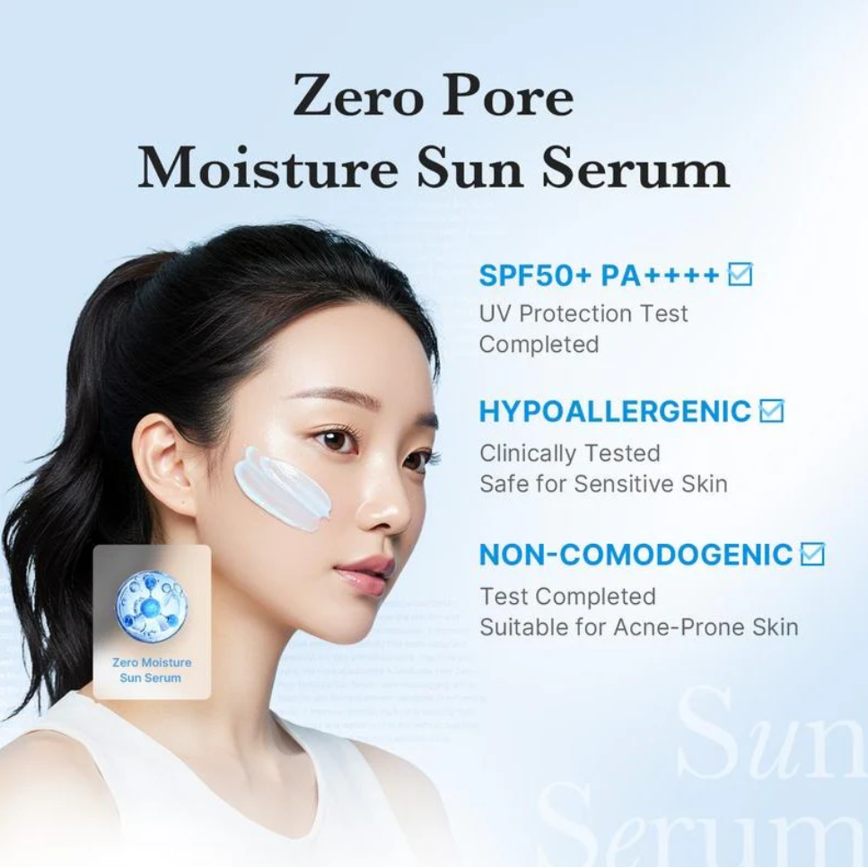 Medicube zero pore moisture sun serum (50ml)