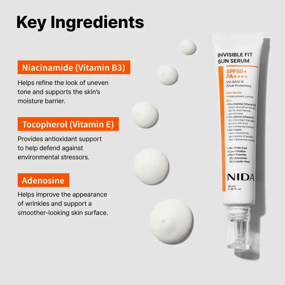 NIDA Invisible Fit Sun Serum (40ml)