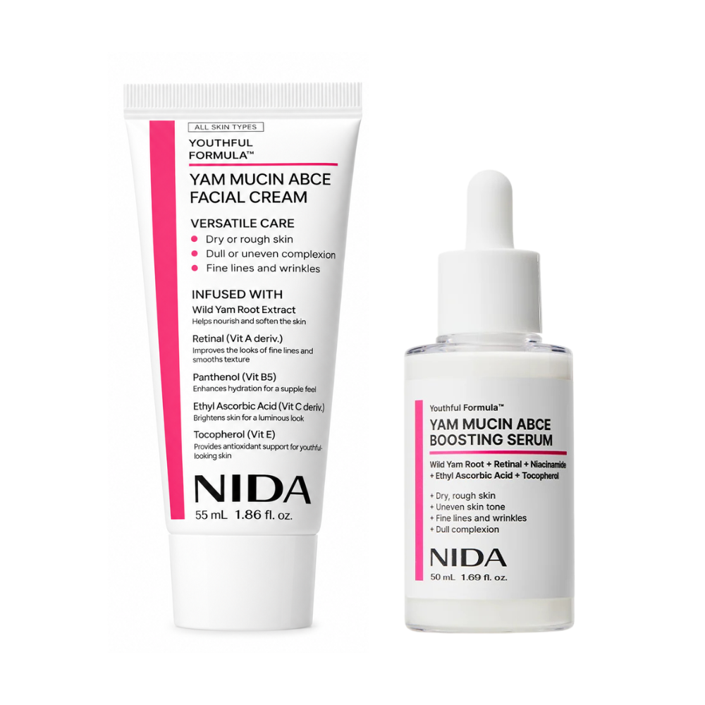 NIDA Yam Mucin Anti-Ageing & Hydration Duo