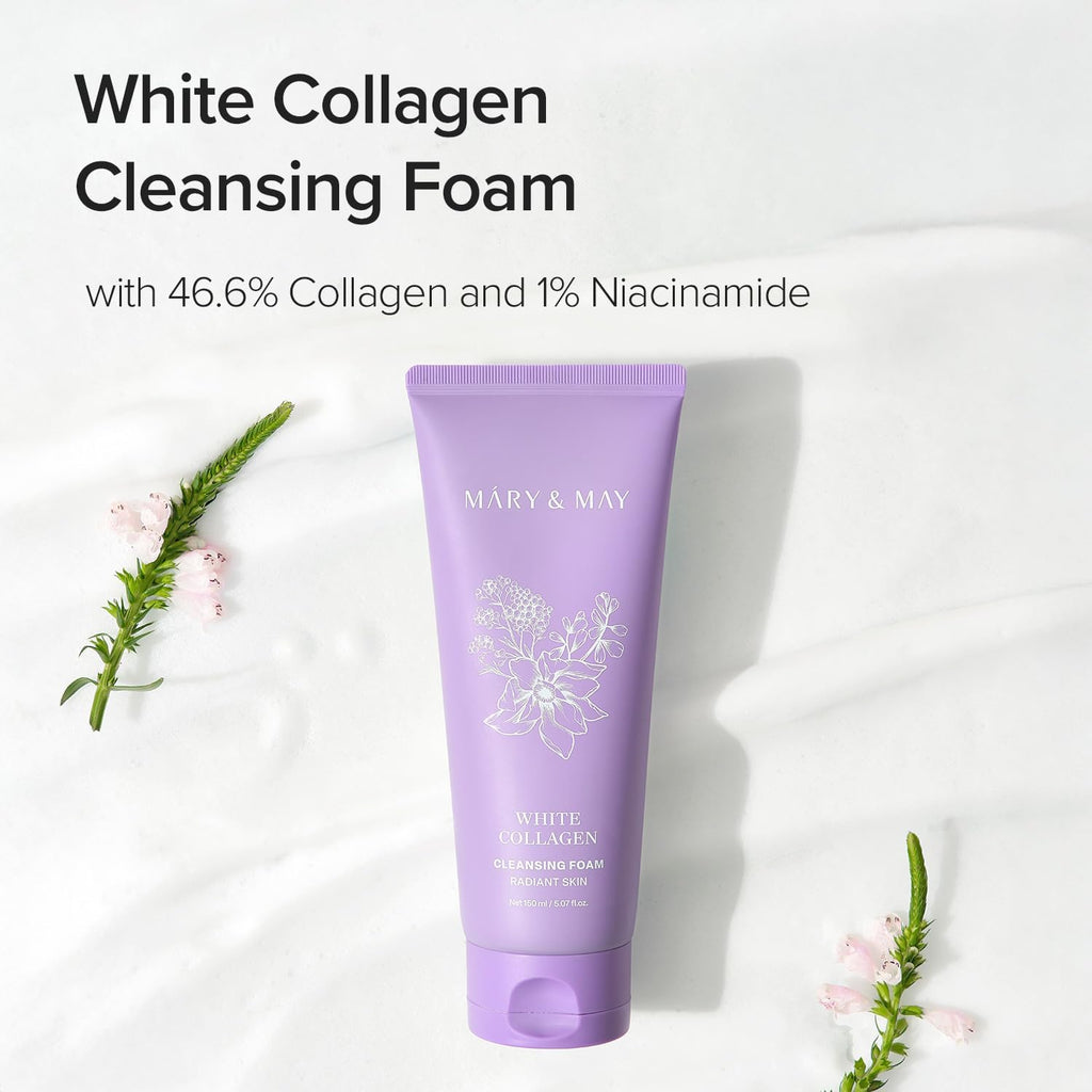 Mary&May White Collagen cleansing foam (150ml)