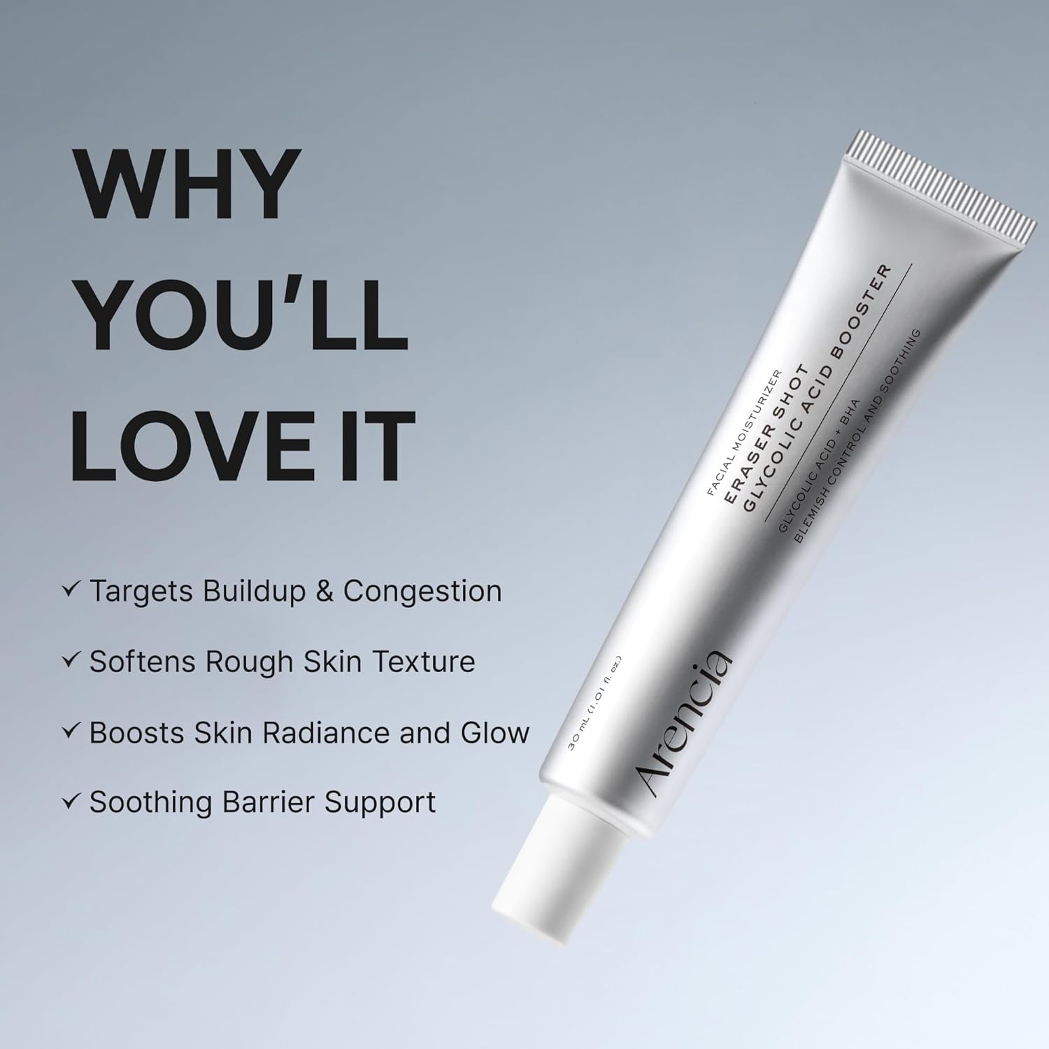 ARENCIA Eraser Shot Glycolic Acid Booster (30ml)