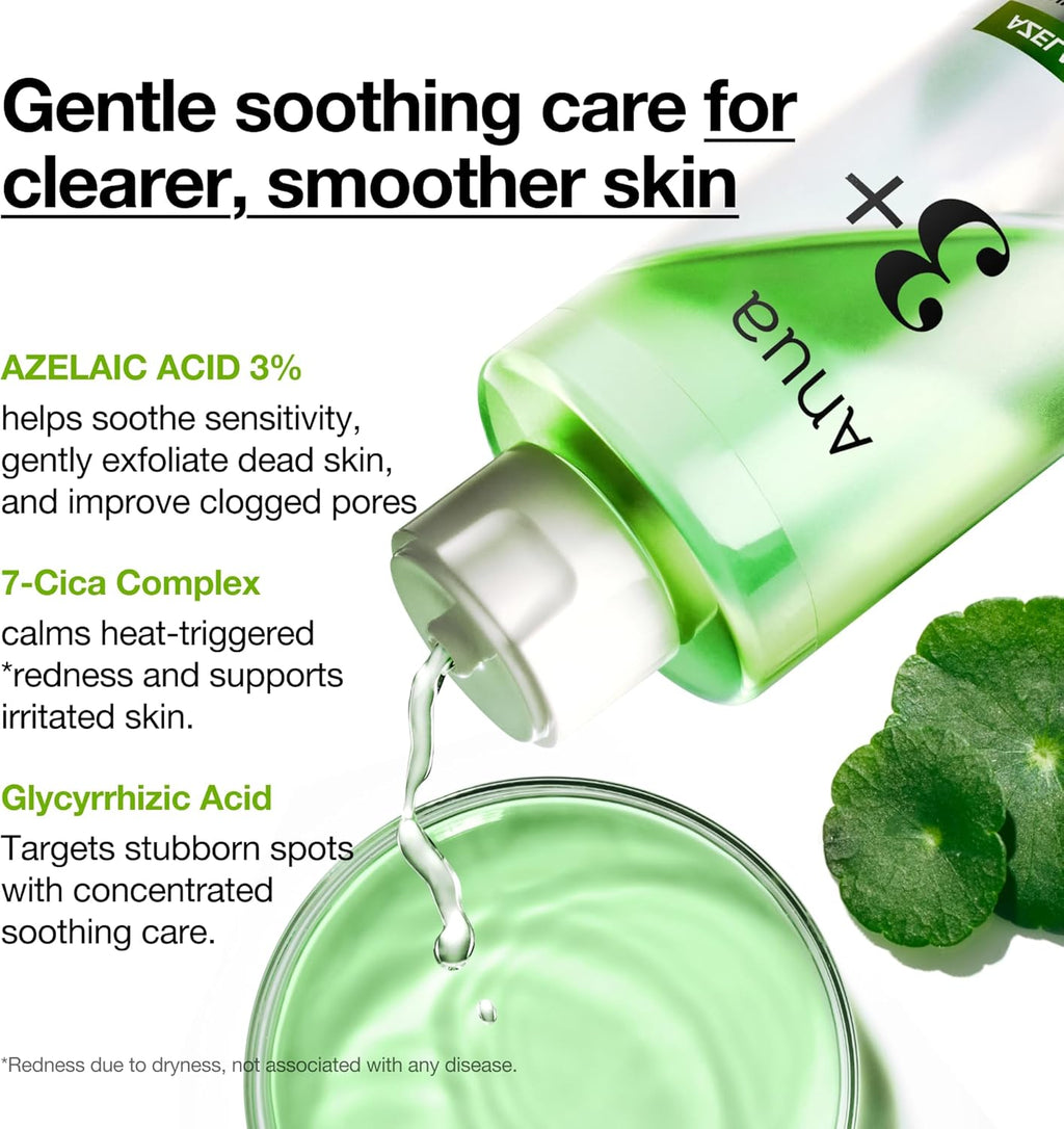 Anua Azelaic Acid 3 Cica Skin Clarifying Toner (250ml)