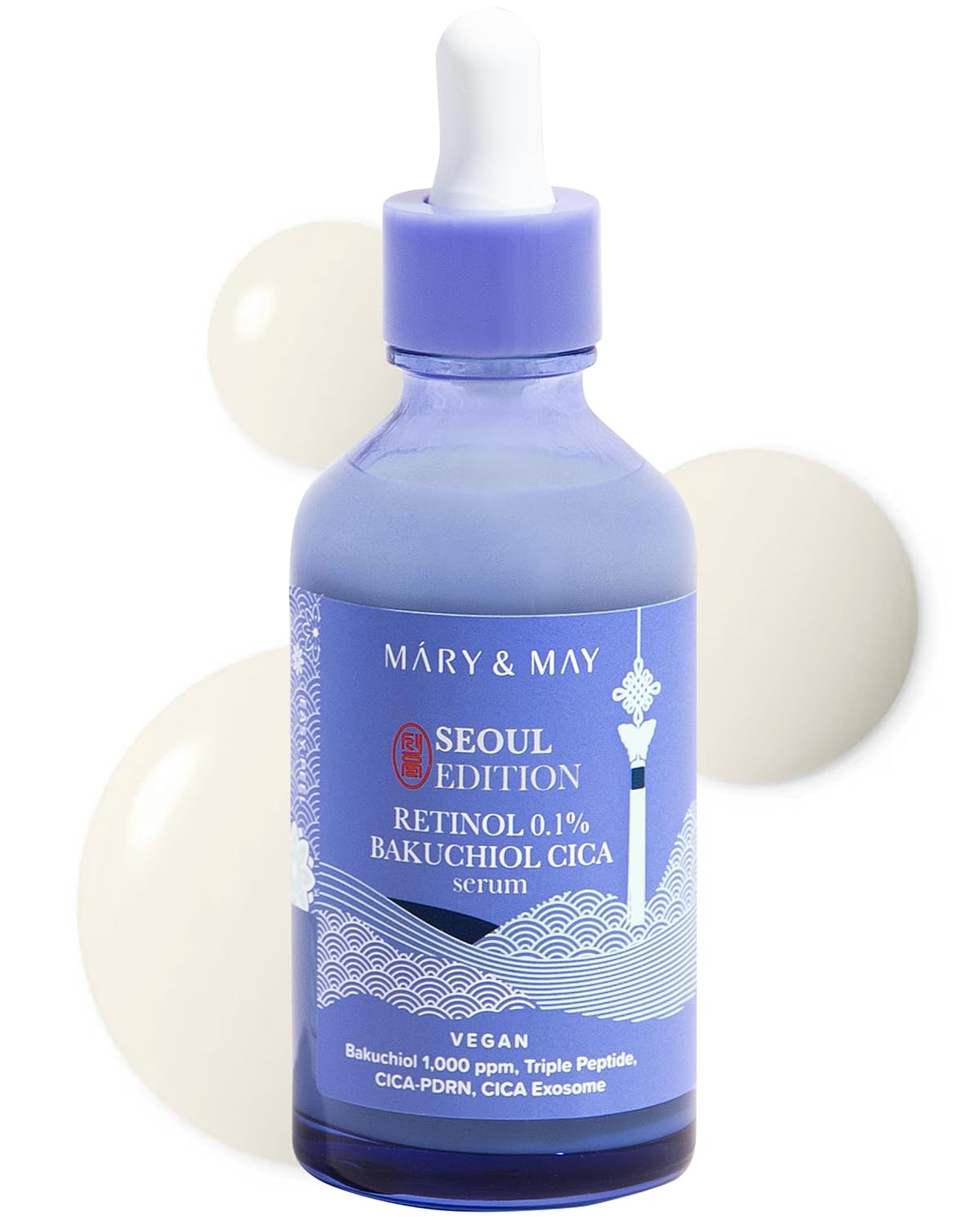 Mary&May Seoul Edition Retinol 0.1% Bakuchiol Cica  Serum (80ml)
