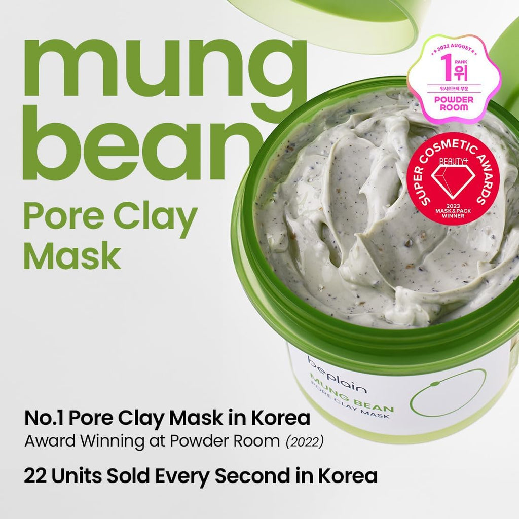 Beplain Mung Bean Pore Clay Mask (120ml)