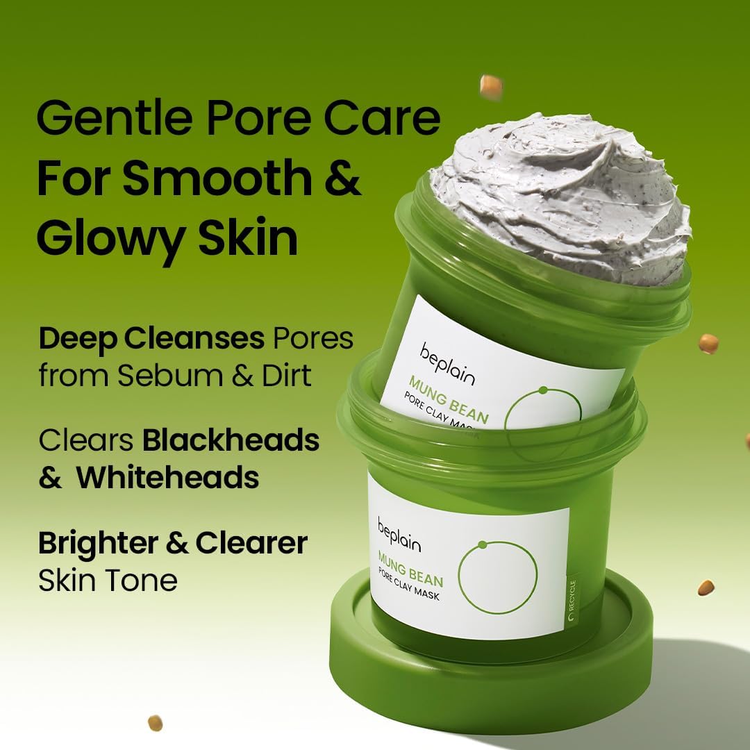Beplain Mung Bean Pore Clay Mask (120ml)
