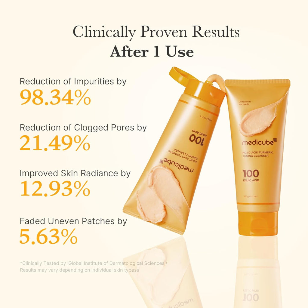 Kojic acid tumeric toning cleanser (120g)