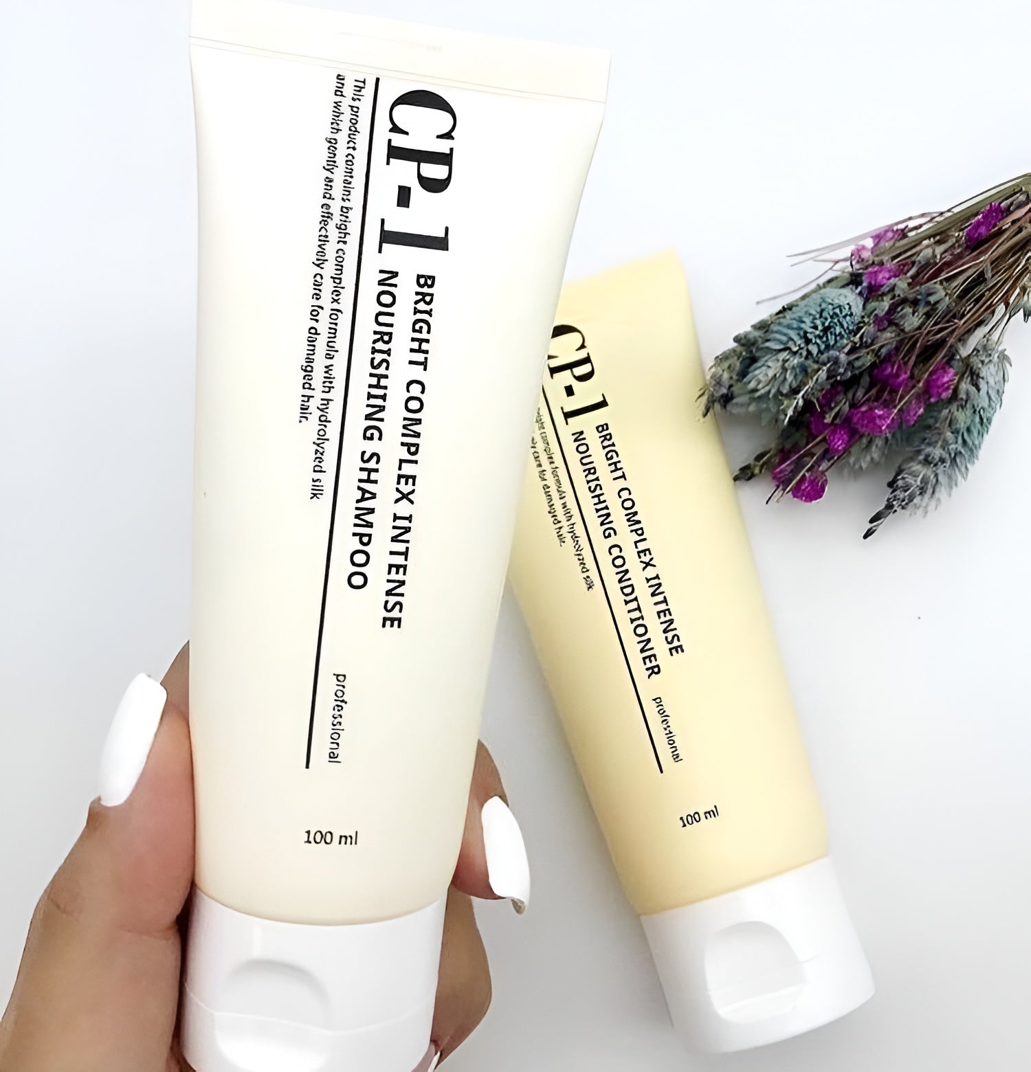 cp-1 bright complex intense nourishing shampoo & conditioner set (100ml+100ml)