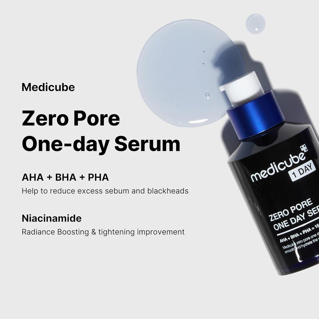 Medicube zero pore one day peptide serum (30ml)