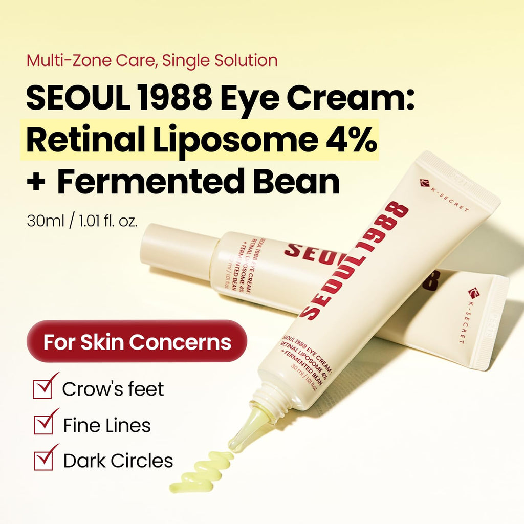 K-Secret SEOUL 1988 Eye Cream Retinal Liposome 4% + Fermented Bean (30ml)