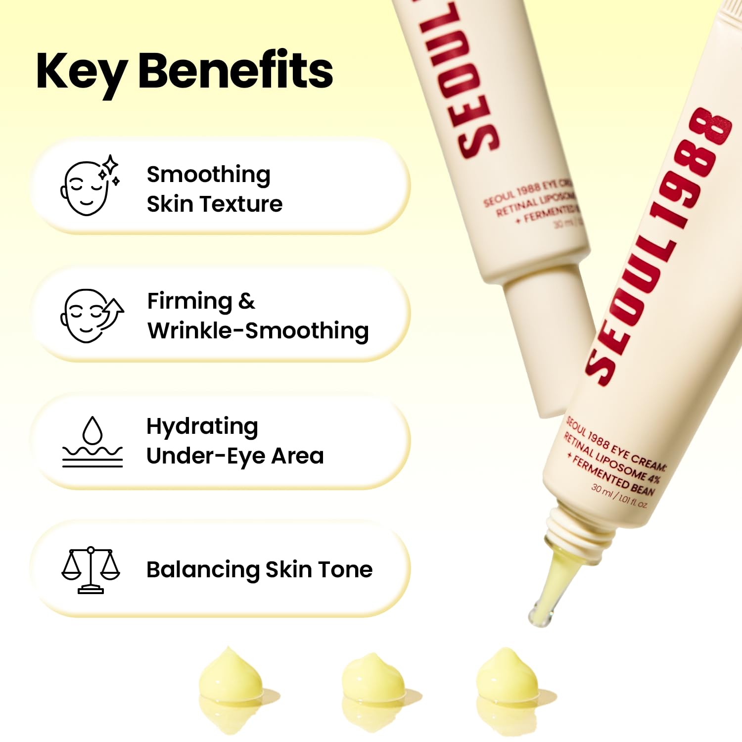K-Secret SEOUL 1988 Eye Cream Retinal Liposome 4% + Fermented Bean (30ml)