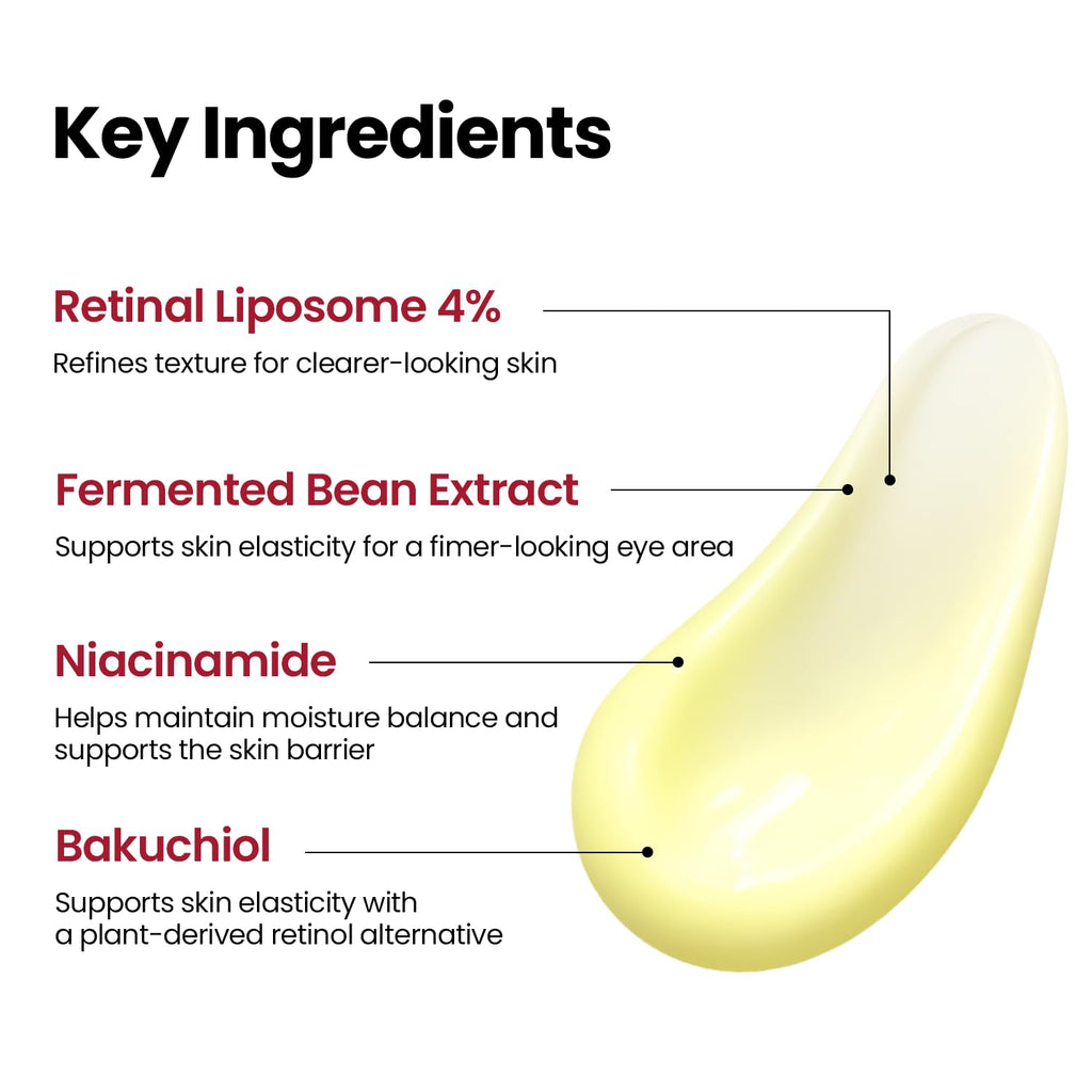 K-Secret SEOUL 1988 Eye Cream Retinal Liposome 4% + Fermented Bean (30ml)