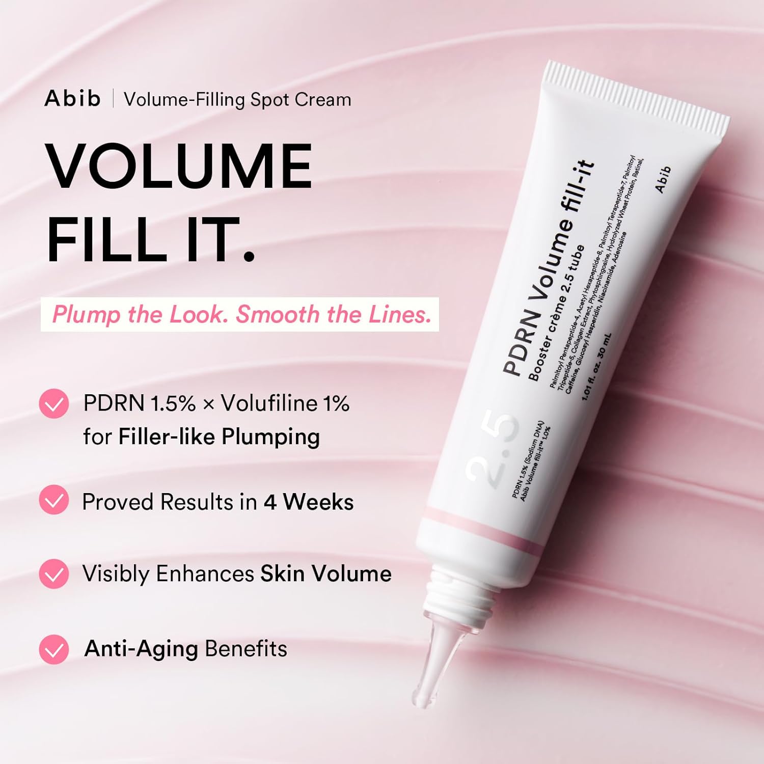 Abib PDRN Volume Fill-it Booster Crème 2.5 Tube (30ml)