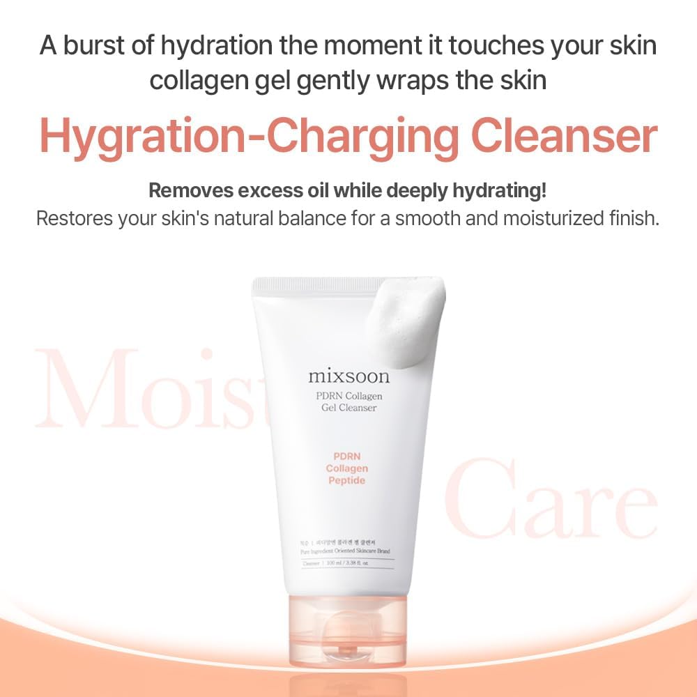 Mixsoon PDRN Collagen Gel Cleanser (100ml)