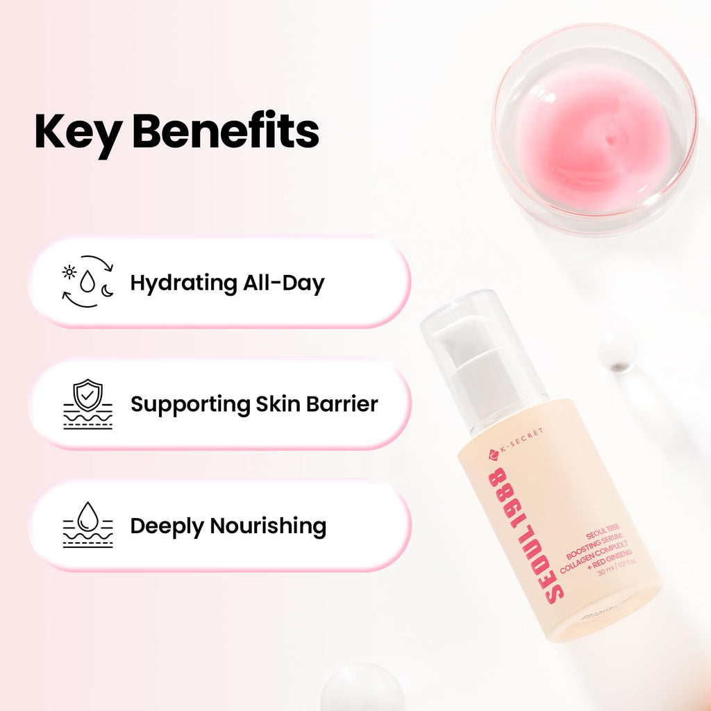 K-Secret SEOUL 1988 Collagen Complex 7 + Red Ginseng Boosting Serum (30ml)
