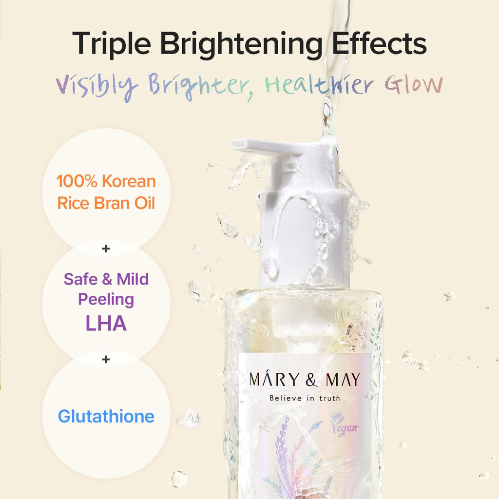 Mary&May Rice Glutathione LHA Cleansing Oil (200ml)