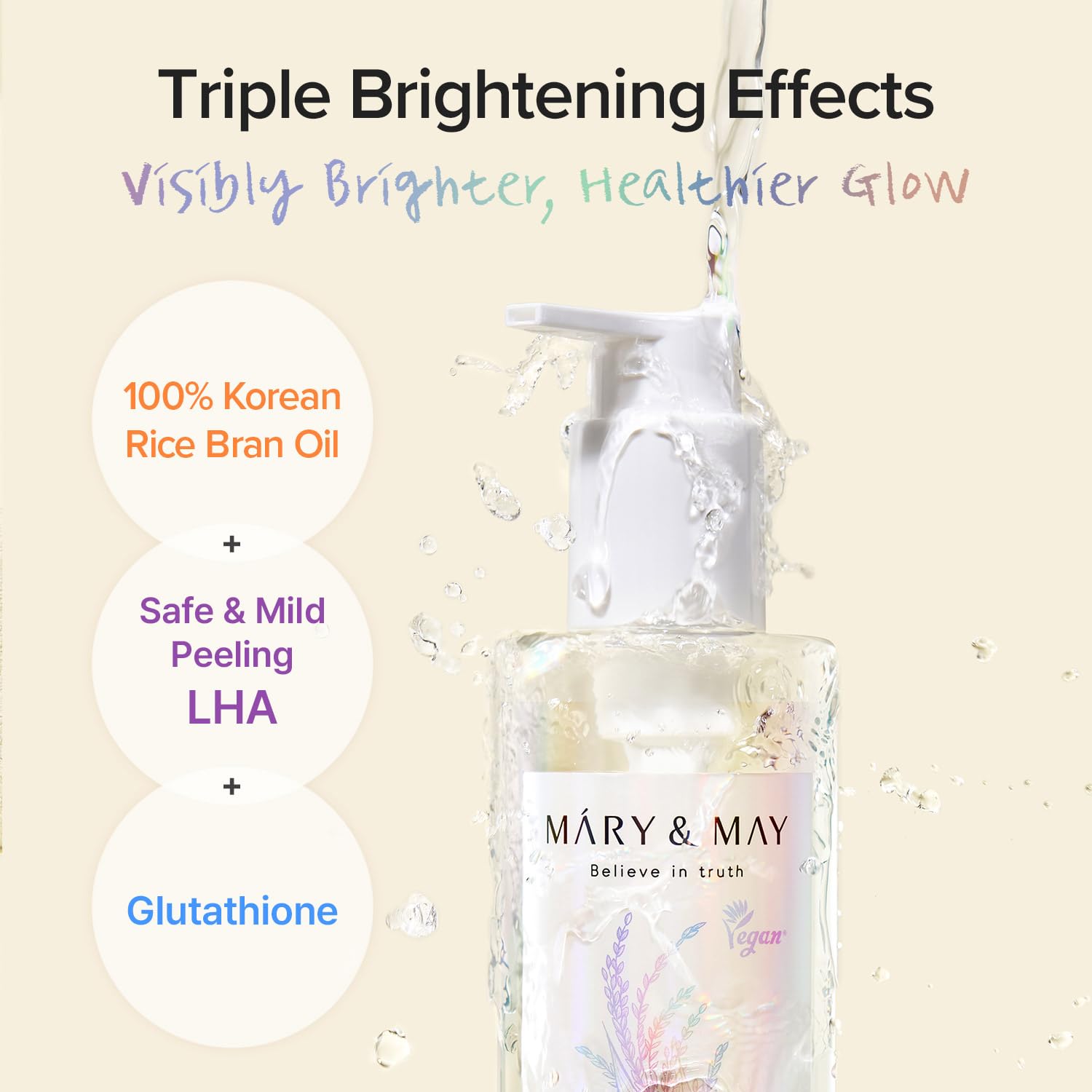 Mary&May Rice Glutathione LHA Cleansing Oil (200ml)