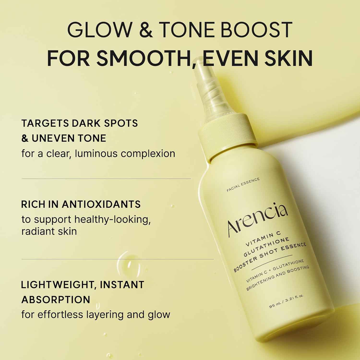Arencia Vitamin C & Glutathione Booster Shot Essence (95ml)