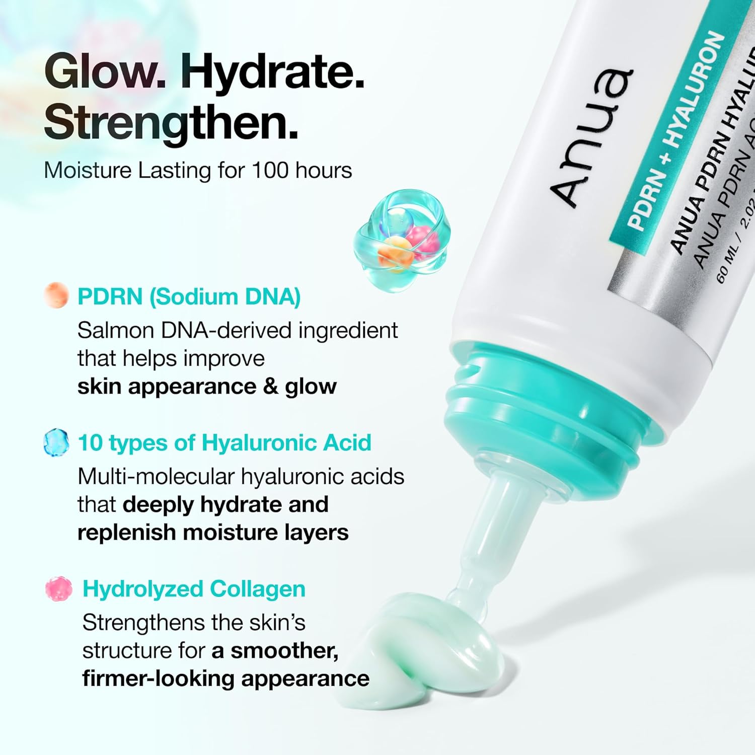 Anua PDRN + Hyaluronic Acid 100 Moisturizing Cream (60ml)
