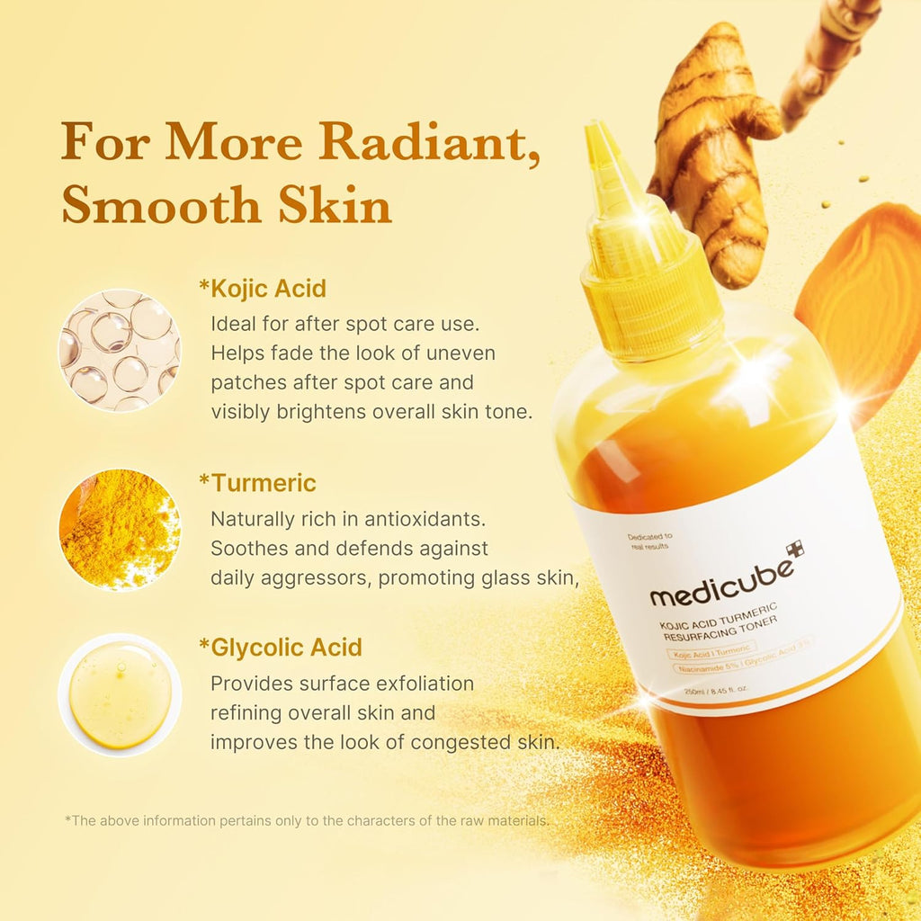 Kojic Acid Tumeric Resurfacing Toner (250ml)