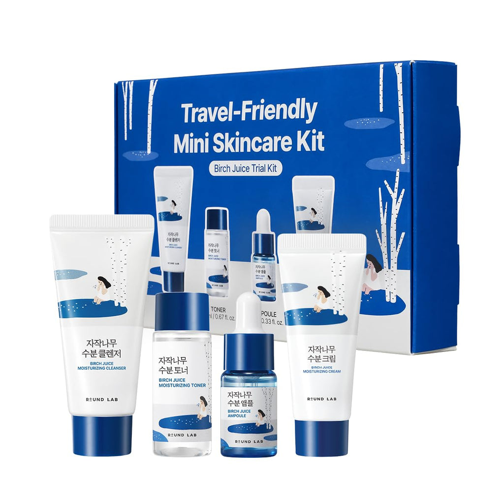 Round Lab Birch Juice Travel Kit - 4pc