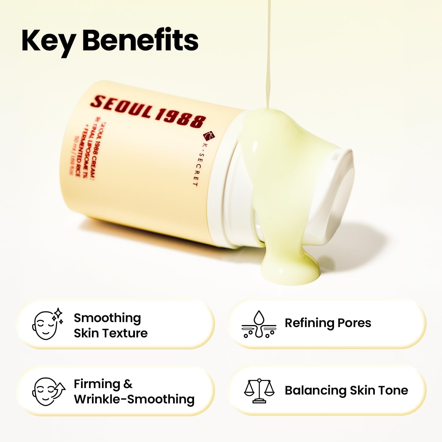 K-Secret SEOUL 1988 Retinal Liposome 1% + Fermented Rice Cream (50ml)