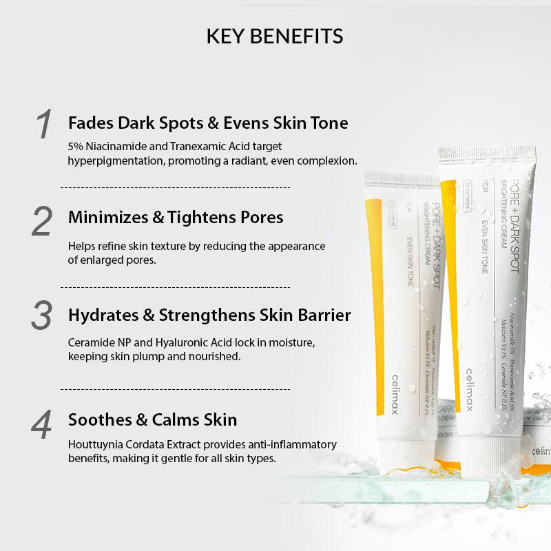 Celimax Pore + Dark Spot Brightening Cream (35ml)