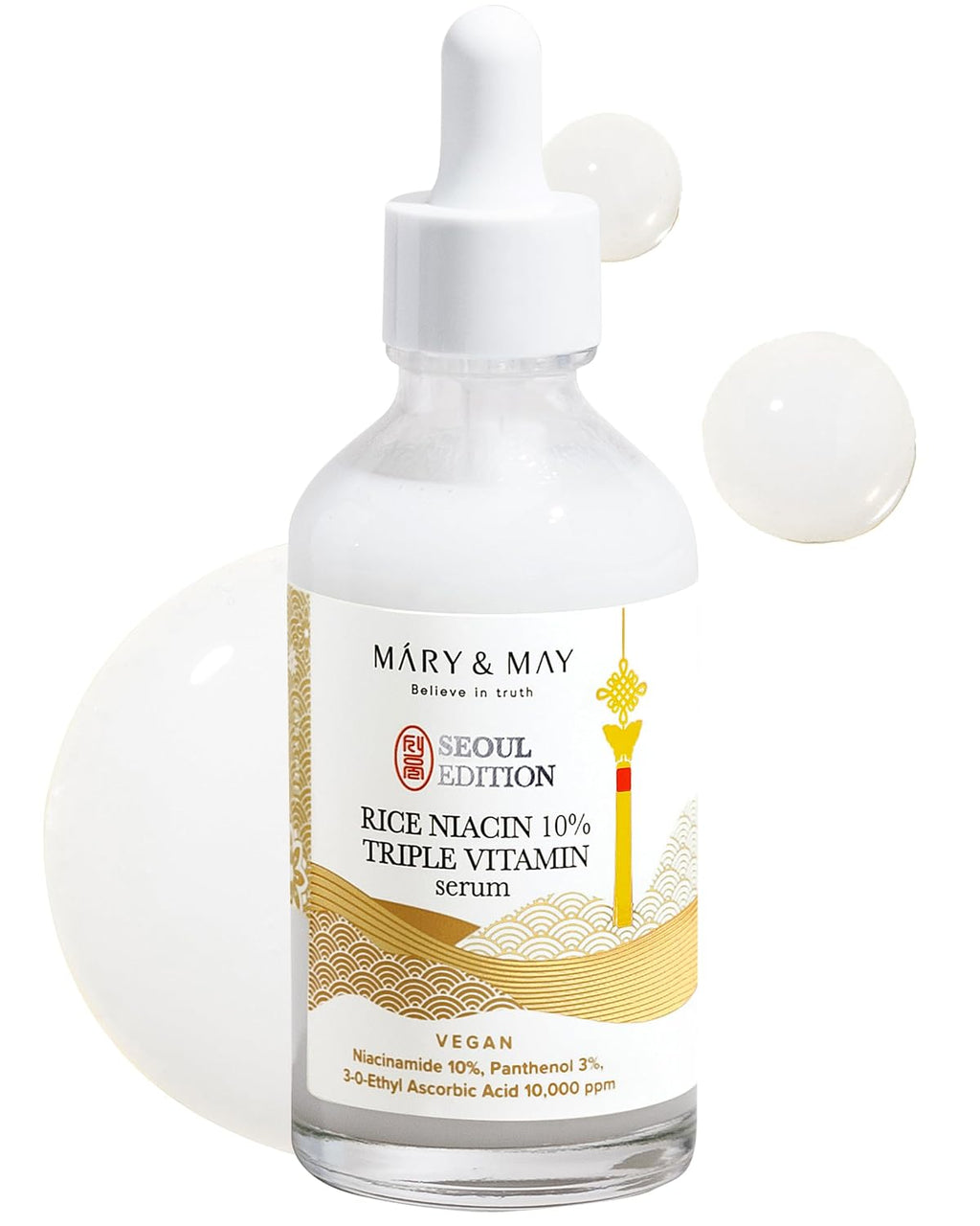 Mary&May Seoul Edition Rice Niacin 10% Triple Vit Serum (80ml)
