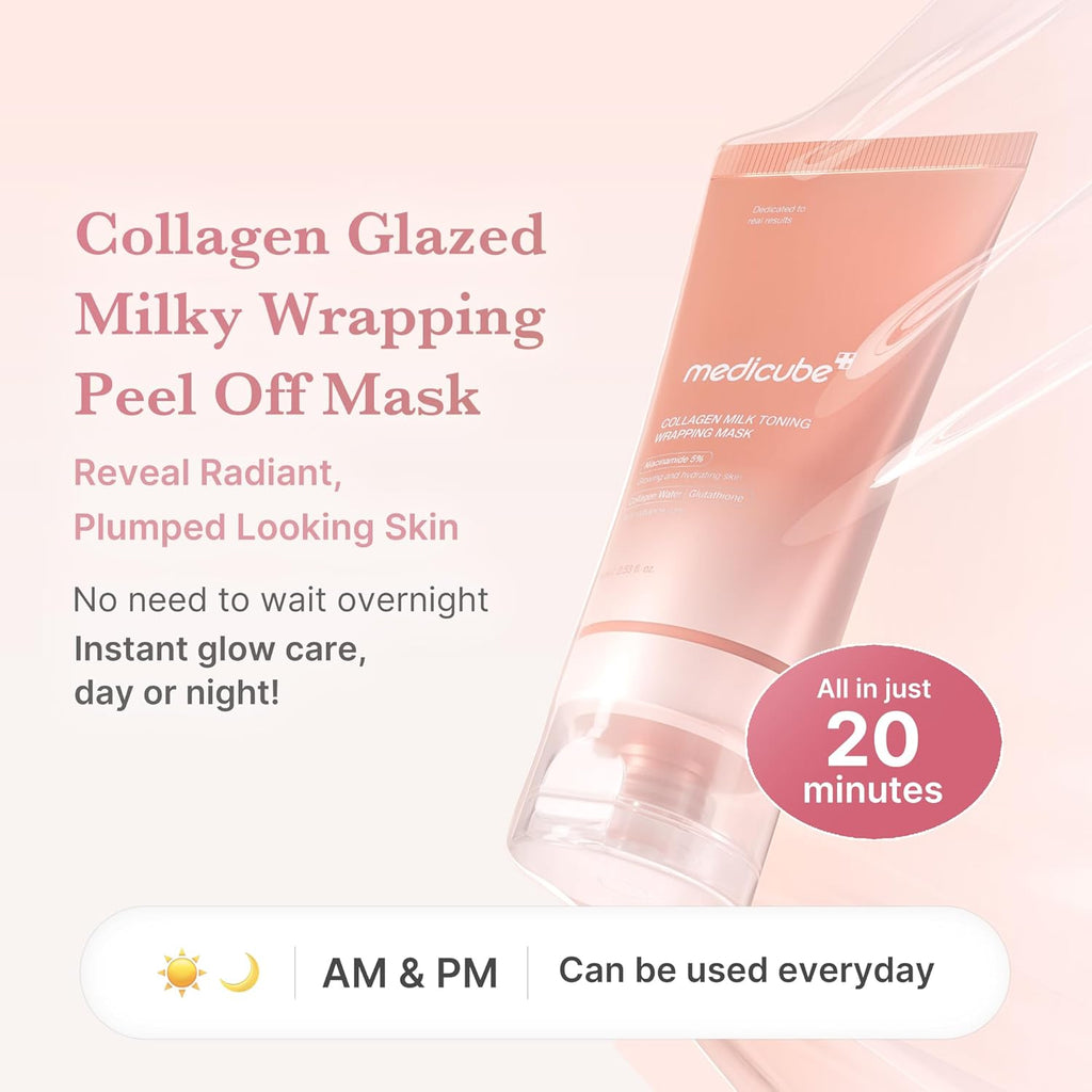 Medicube milk toning wrapping mask (70ml)